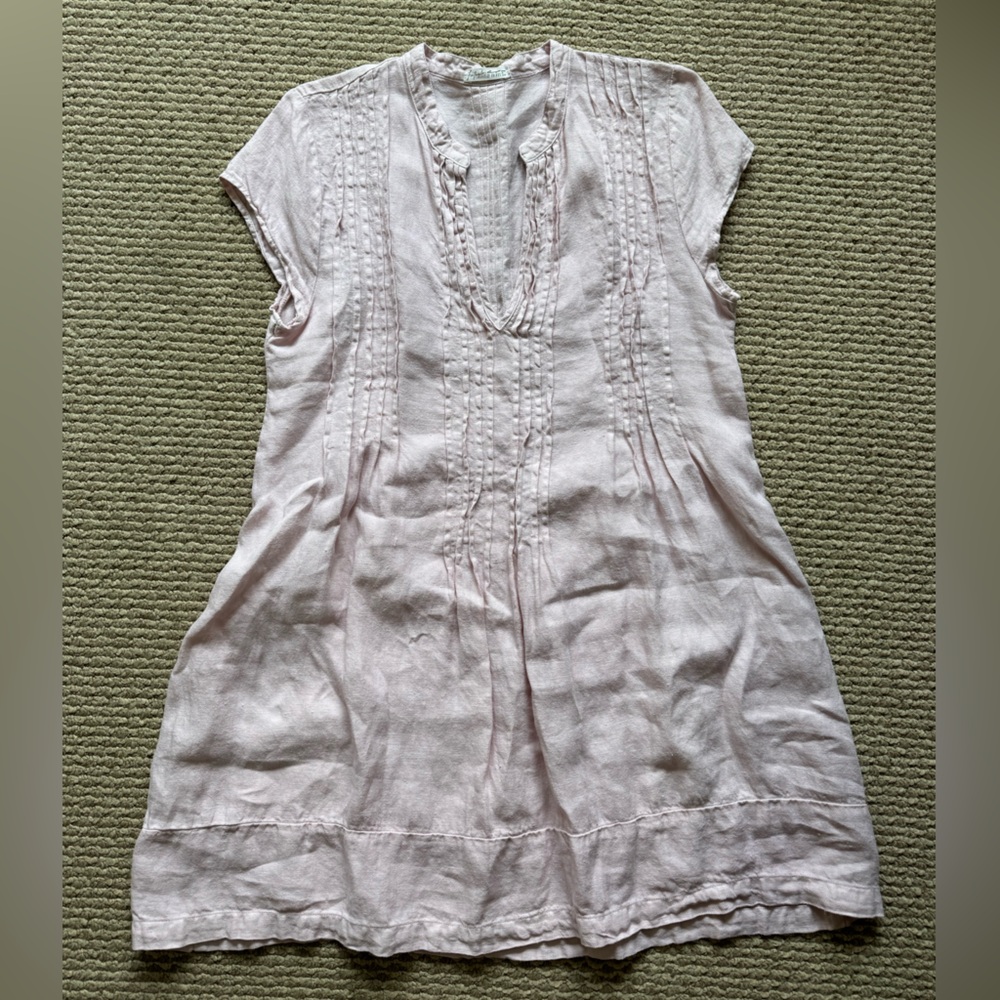 Free People Pale Pink Mini Dress